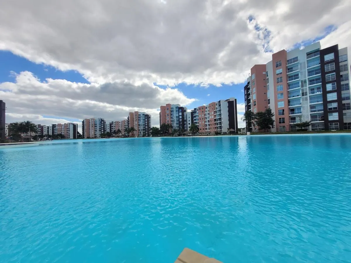 Comodo Y Economico Departamento Con Laguna Artificial Apartment Cancun