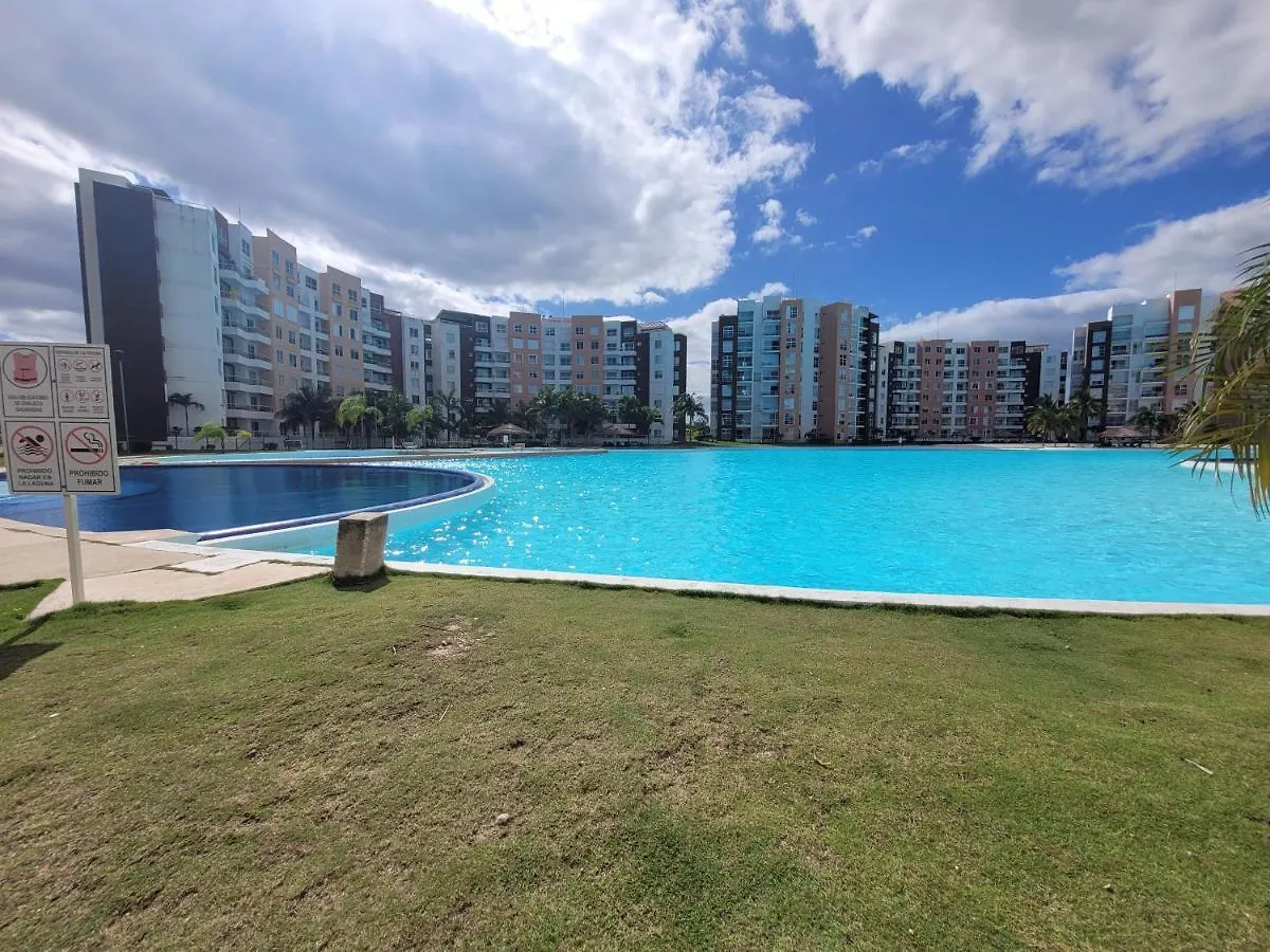 Comodo Y Economico Departamento Con Laguna Artificial Apartment Cancun